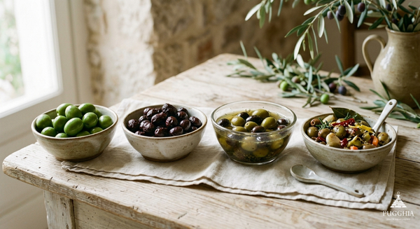 Olive da tavola: verdi, nere, in salamoia e condite – quali differenze?
